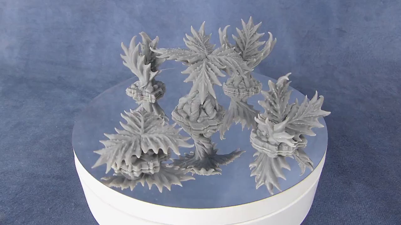 "Fairy Hammocks" für 28mm Maßstab, im Set oder einzeln erhältlich, unbemalter Farn für Terrain, Diorama und DnD