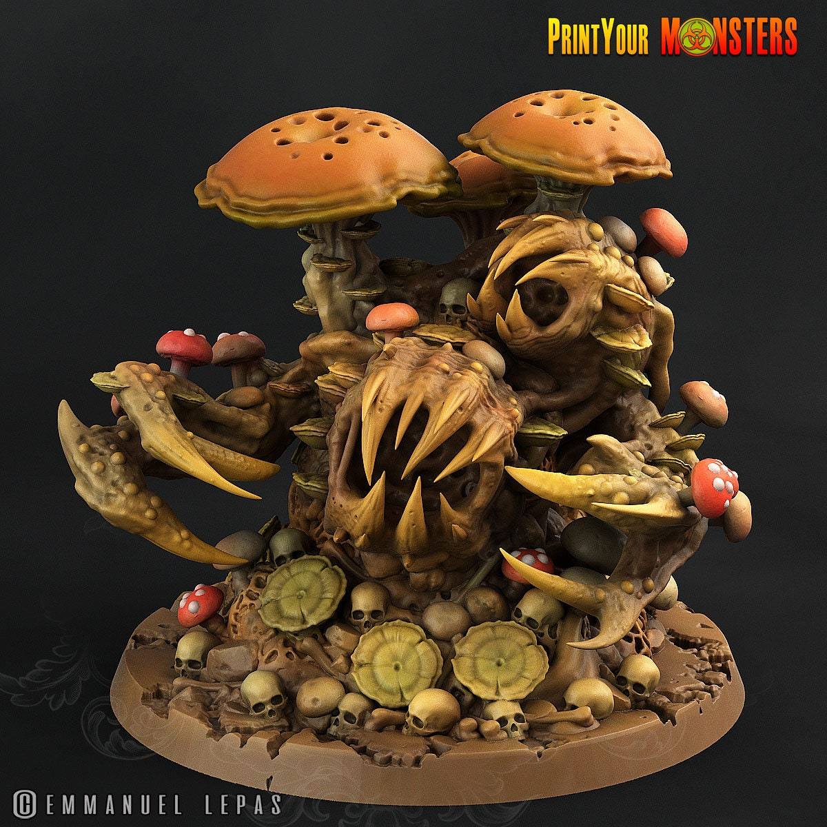 Tabletop Miniatur Figur "The Lost Mushrooms" für 28mm Maßstab, im Set oder einzeln erhältlich, unbemalter Pilz für Terrain, DnD - Role Playing Miniatures