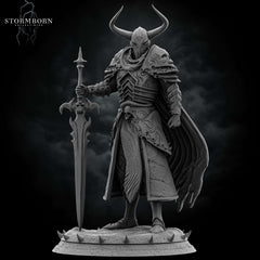 Marius, Death Knight | 32mm, 75mm Scale | Stormborn | Sammlung | Tabletop | Figur | Miniatur | Mensch | Dungeons & Dragons | DnD | Ritter - Role Playing Miniatures