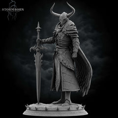 Marius, Death Knight | 32mm, 75mm Scale | Stormborn | Sammlung | Tabletop | Figur | Miniatur | Mensch | Dungeons & Dragons | DnD | Ritter - Role Playing Miniatures