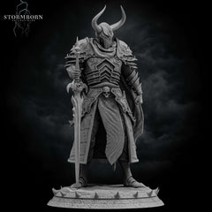 Marius, Death Knight | 32mm, 75mm Scale | Stormborn | Sammlung | Tabletop | Figur | Miniatur | Mensch | Dungeons & Dragons | DnD | Ritter - Role Playing Miniatures