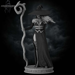 Azora the Witch | 32mm, 75mm Scale | Stormborn | Sammlung | Tabletop | Figur | Miniatur | Mensch | Dungeons & Dragons | DnD | Hexe - Role Playing Miniatures