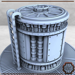 Wasteland Watertower, Wasserturm | Modular | 28mm Scale | Terrain | Tabletop | Deko | Grimdark | Wasteland | Gebäude | Turm | 40K | DnD - Role Playing Miniatures