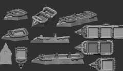 Wound Tracker Pipes für Wargames | magnetisch inkl. Magneten | bis zu 16mm Würfel W6 | Age of Sigmar - Role Playing Miniatures