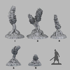 Tabletop Miniatur Figur "Outer Worlds Mangrove" für 28mm Maßstab, im Set oder einzeln erhältlich, unbemalte Pflanze für Terrain, DnD - Role Playing Miniatures