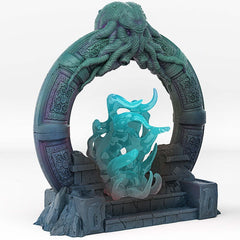 Tabletop Miniatur Figur "Cthulhu's Portal" für 28mm Maßstab, unbemaltes Tor mit Farb-Effekt, DnD - Role Playing Miniatures