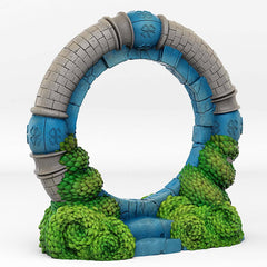 Tabletop Miniatur Figur "Wonderland Portal " für 28mm Maßstab, unbemaltes Tor mit Farb-Effekt für Terrain, DnD - Role Playing Miniatures