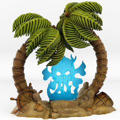 Tabletop Miniatur Figur "Pirate Island Portal" für 28mm Maßstab, passend zu Set "Pirate Palm Trees", unbemaltes Tor mit Farb-Effekt - Role Playing Miniatures