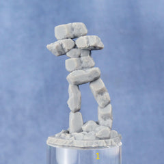 Tabletop Miniatur Figur "Primal Inuk Shuk" für 28mm Maßstab, im Set oder einzeln erhältlich, unbemalte Steine für Terrain, DnD - Role Playing Miniatures