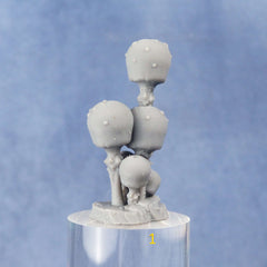 Tabletop Miniatur Figur "Candy Mushrooms" für 28mm Maßstab, im Set oder einzeln erhältlich, unbemalte Pilze für Terrain und Diorama, DnD - Role Playing Miniatures