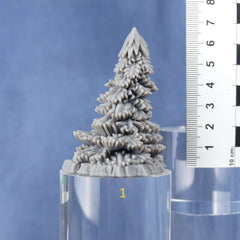 Tabletop Miniatur Figur "Pine Trees" für 28mm Maßstab, im Set oder einzeln erhältlich, unbemalte Bäume für Terrain und Diorama, DnD - Role Playing Miniatures