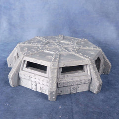 Bunker, unbeschädigt, Decke abnehmbar, magnetisierbar, inklusive Magneten, Scale 28/32mm, Tabletop, Gebäude, 40K, Grimdark, Wargame, 2 Teile - Role Playing Miniatures