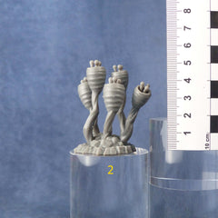 Tabletop Miniatur Figur &quot;Alien Anemone&quot; für 28mm Maßstab, im Set oder einzeln erhältlich, unbemalte Pflanzen für Terrain und Diorama