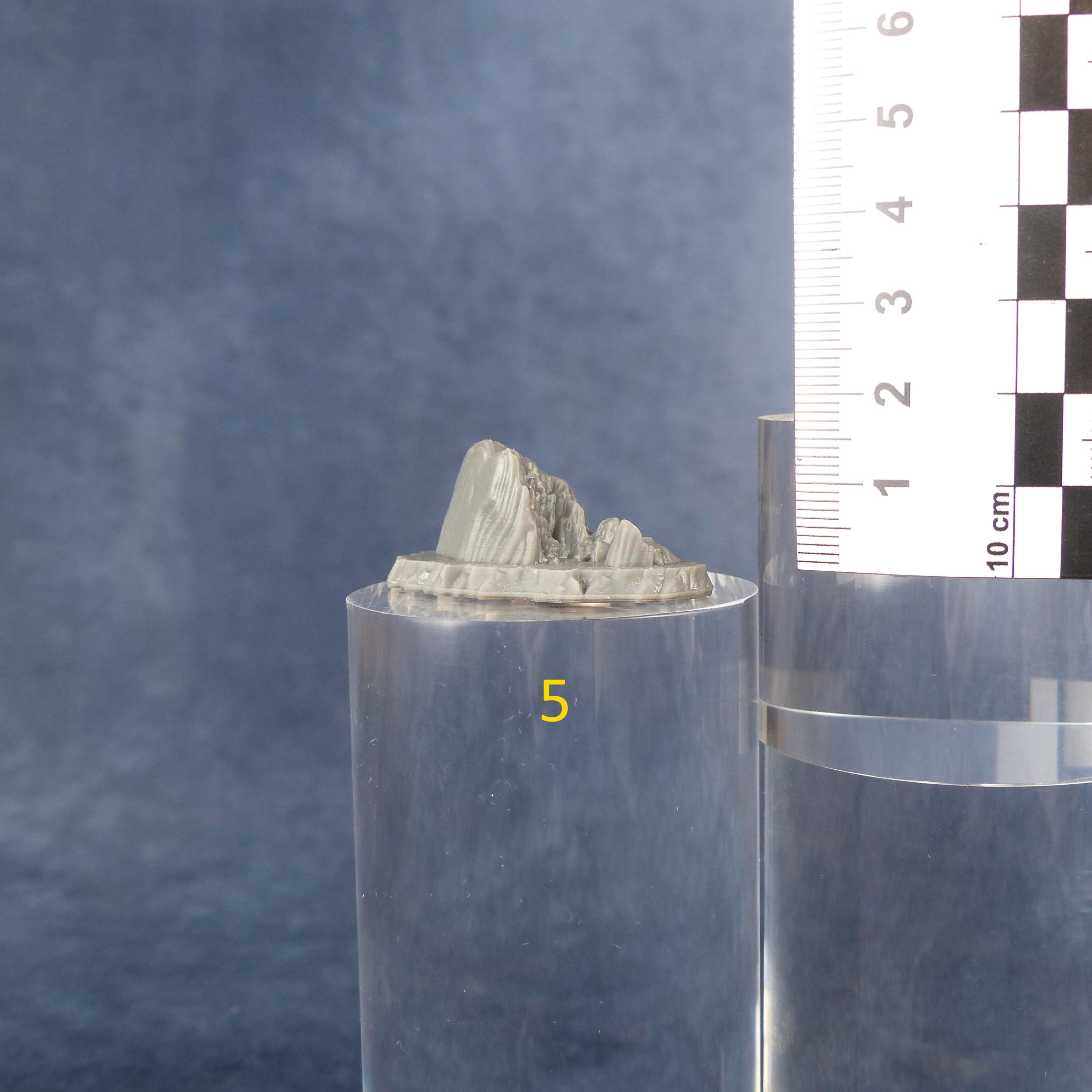 "Acid Melted Stones" für 28mm Maßstab, im Set oder einzeln erhältlich, unbemalte Steine für Terrain und Diorama - Role Playing Miniatures