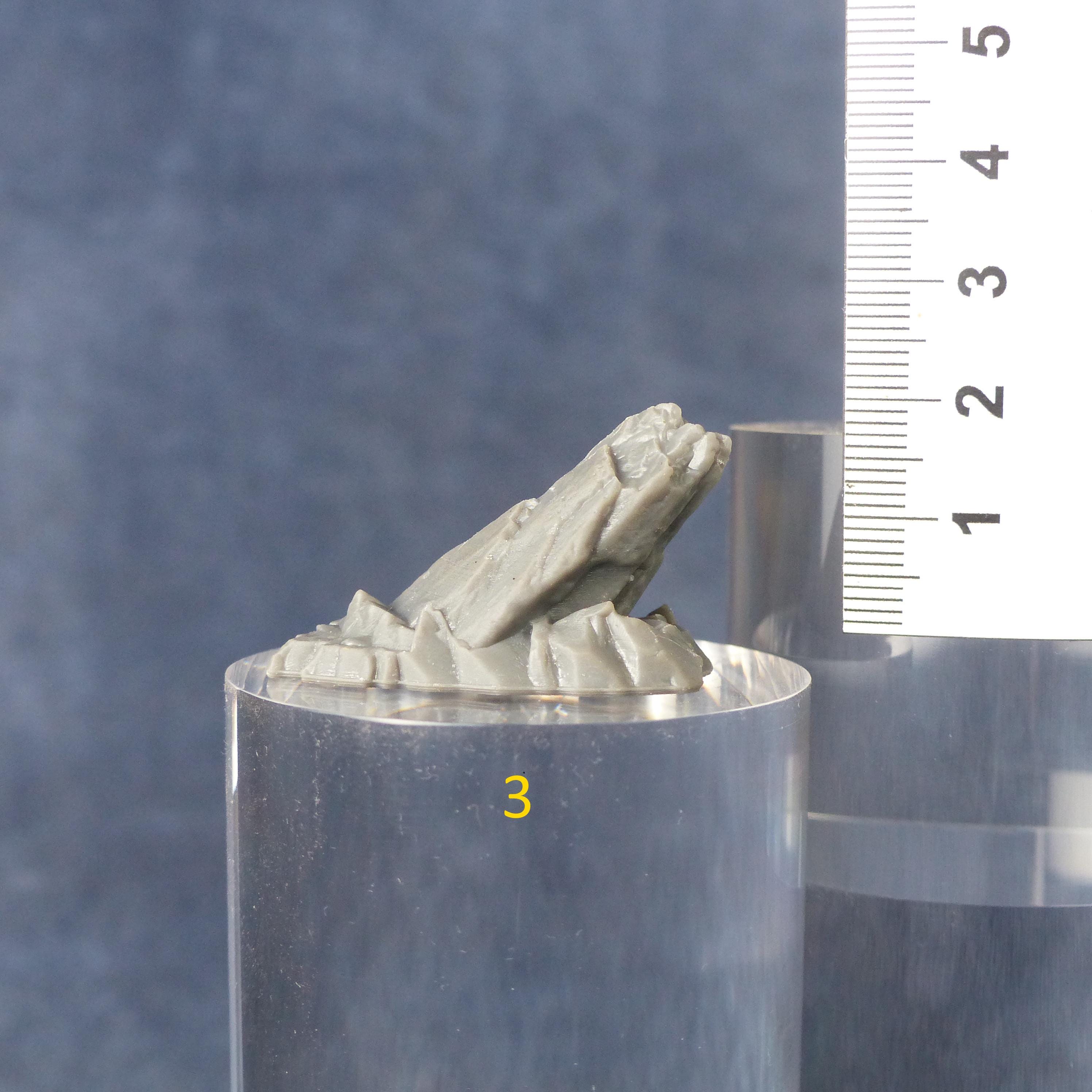 Tabletop Miniatur Figur "Martian Cliffs" für 28mm Maßstab, im Set oder einzeln erhältlich, unbemalte Steine für Terrain, Diorama und DnD - Role Playing Miniatures