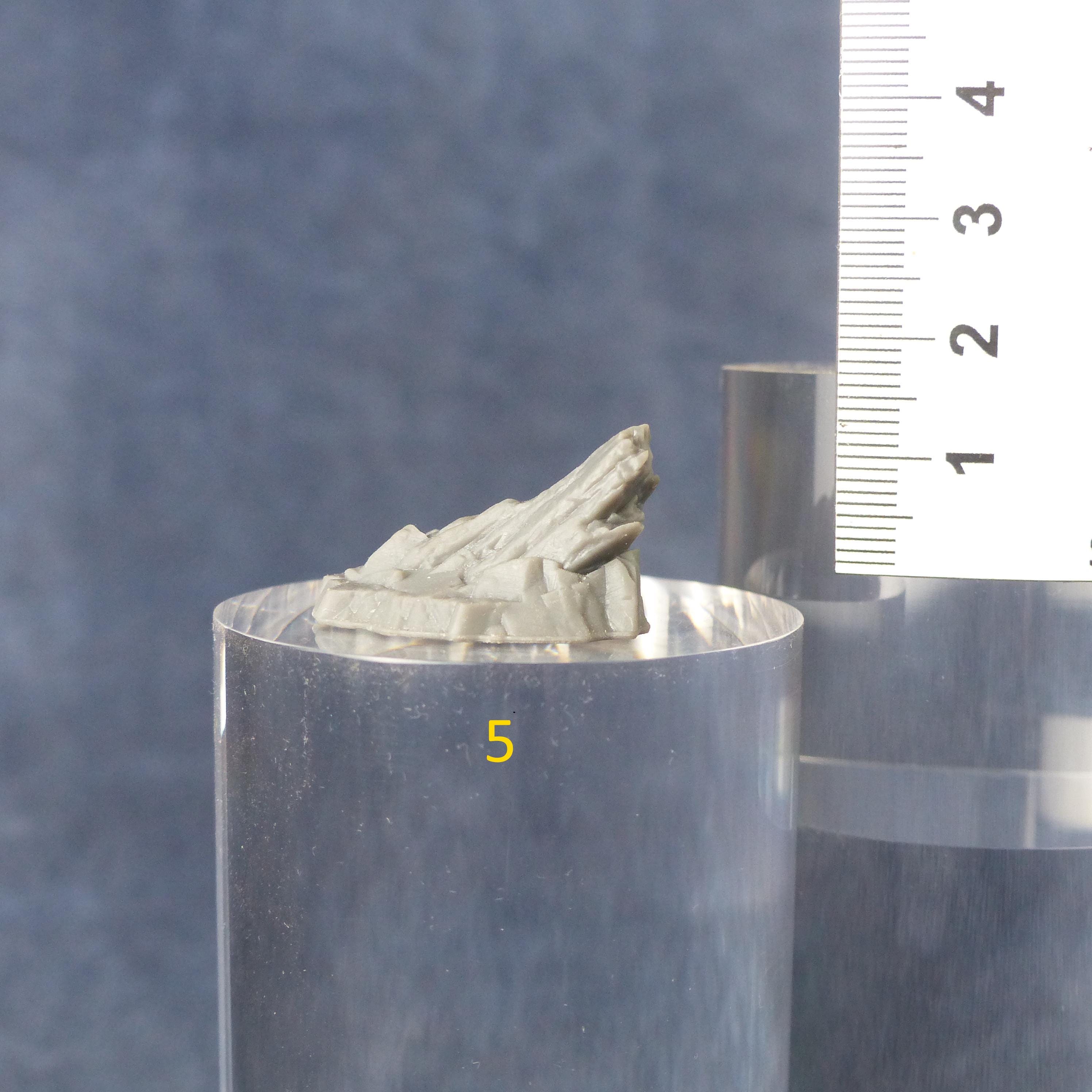 Tabletop Miniatur Figur "Martian Cliffs" für 28mm Maßstab, im Set oder einzeln erhältlich, unbemalte Steine für Terrain, Diorama und DnD - Role Playing Miniatures