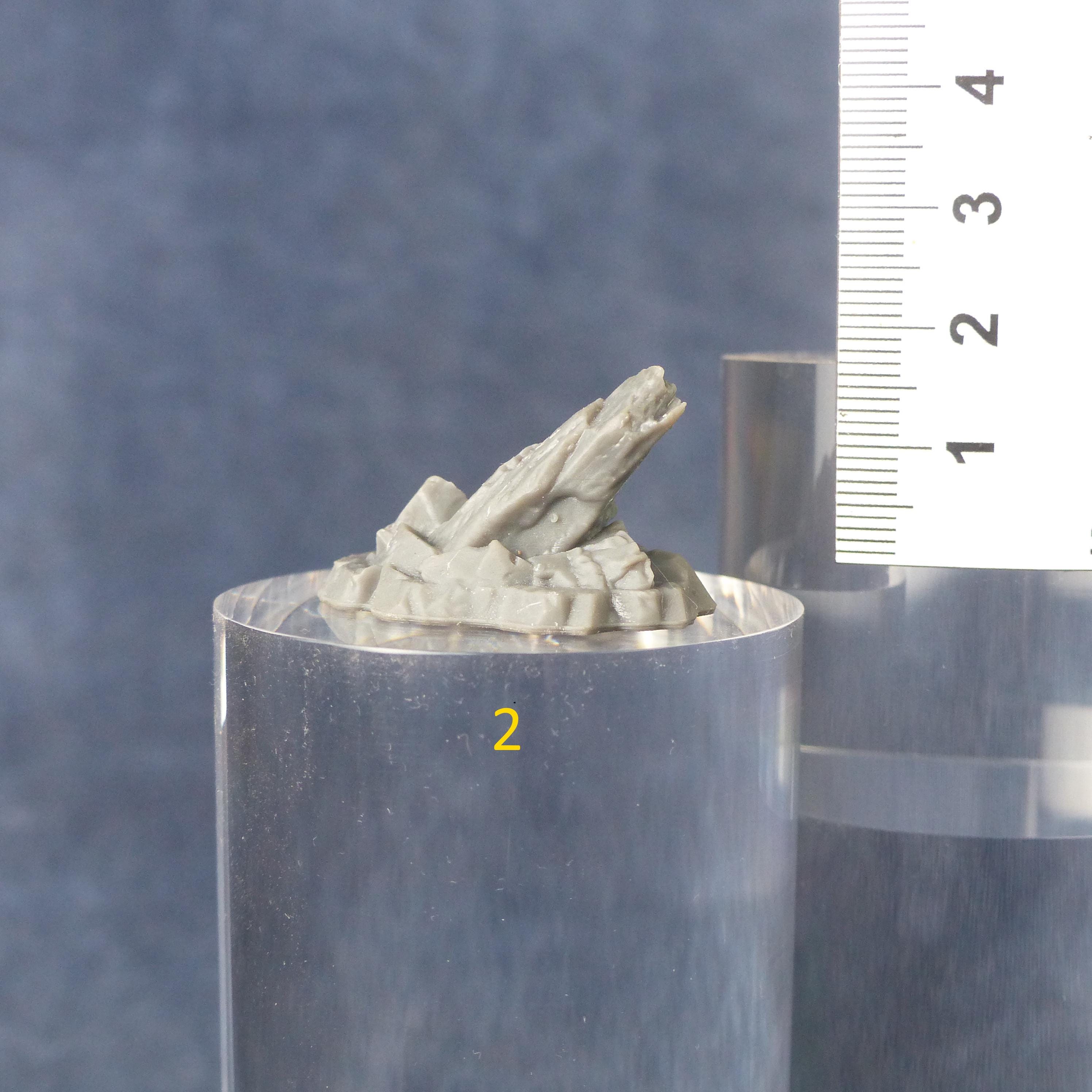 Tabletop Miniatur Figur "Martian Cliffs" für 28mm Maßstab, im Set oder einzeln erhältlich, unbemalte Steine für Terrain, Diorama und DnD - Role Playing Miniatures