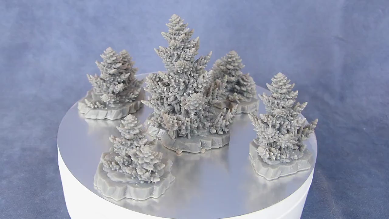 Ancient Pines | 28mm Scale | Teile-Set | unbemalt | Tabletop | Terrain | Deko | Baum | Pflanzen | DnD | Diorama