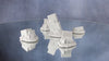 "Sugarcube Pillars" für 28mm Maßstab, im Set oder einzeln erhältlich, unbemalte Ruinen für Terrain, DnD und Diorama