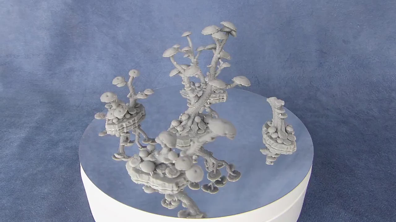 "Mushroom Trees" für 28mm Maßstab, im Set oder einzeln erhältlich, unbemalter Baum für Terrain, Diorama, DnD