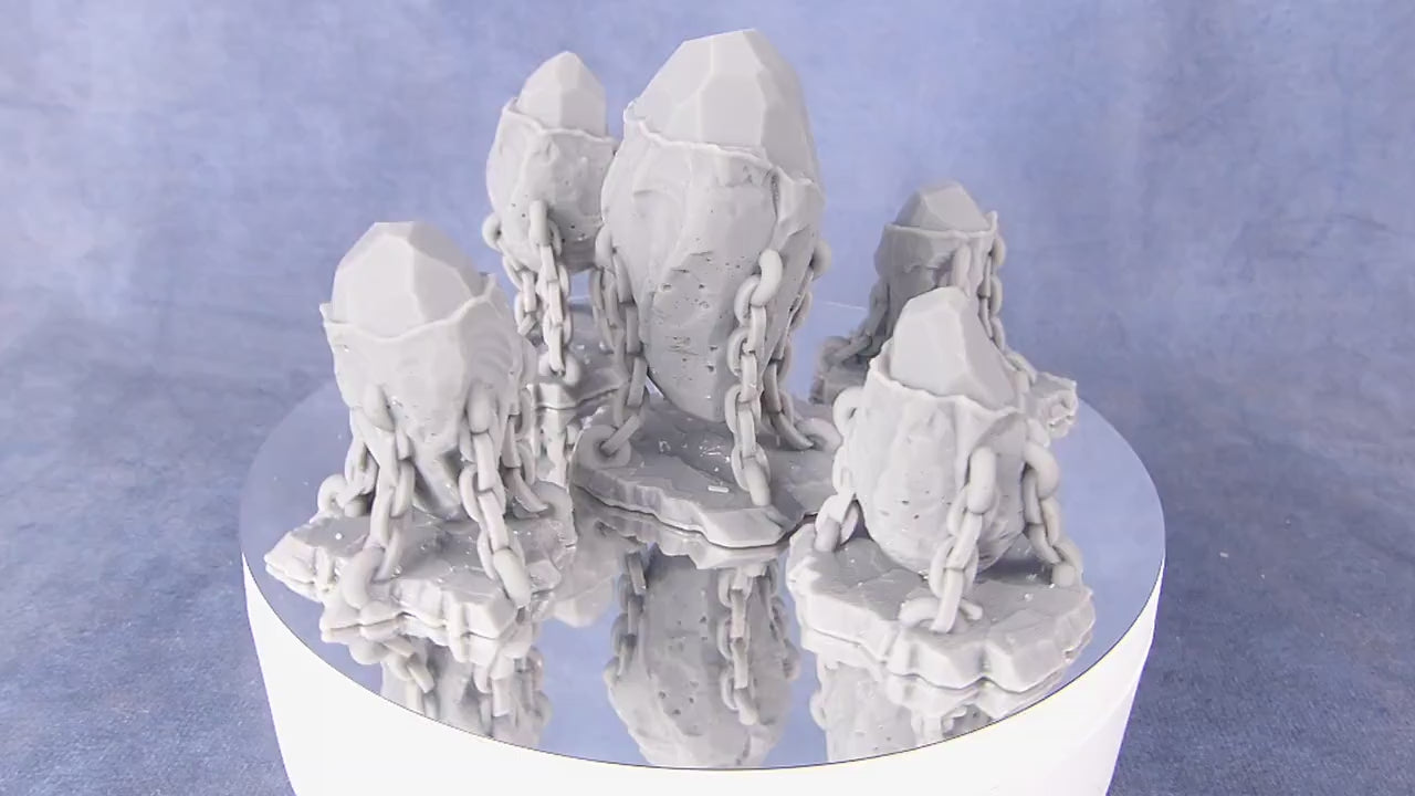 The Dark Crystals | 28mm Scale | Teile-Set | unbemalt