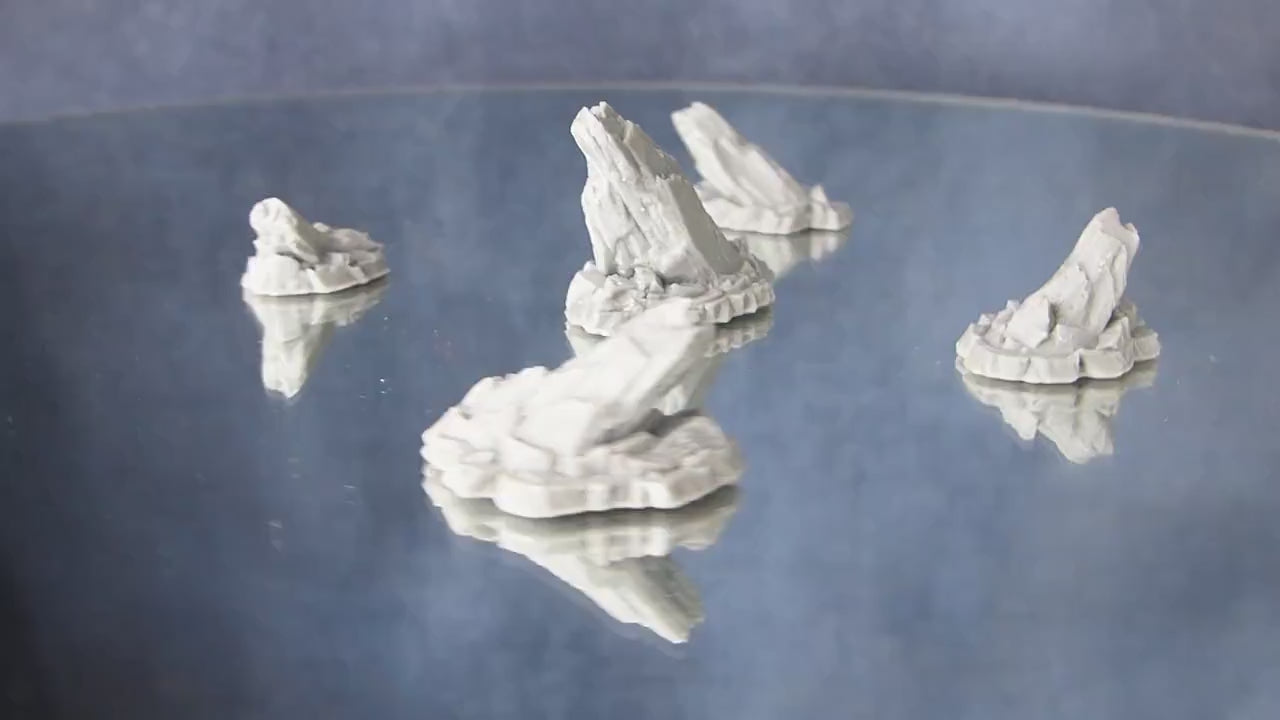 "Martian Cliffs" für 28mm Maßstab, im Set oder einzeln erhältlich, unbemalte Steine für Terrain, Diorama und DnD