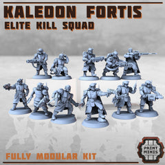 Elite Kill Squad x10, Tribe Kaledon Fortis | 28mm | Tabletop | Grimdark-WorldOfTabletop