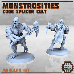 Monstrosities, Tribe Code Splicer Cult | Set mit 10 Figuren | 28mm | Tabletop-WorldOfTabletop